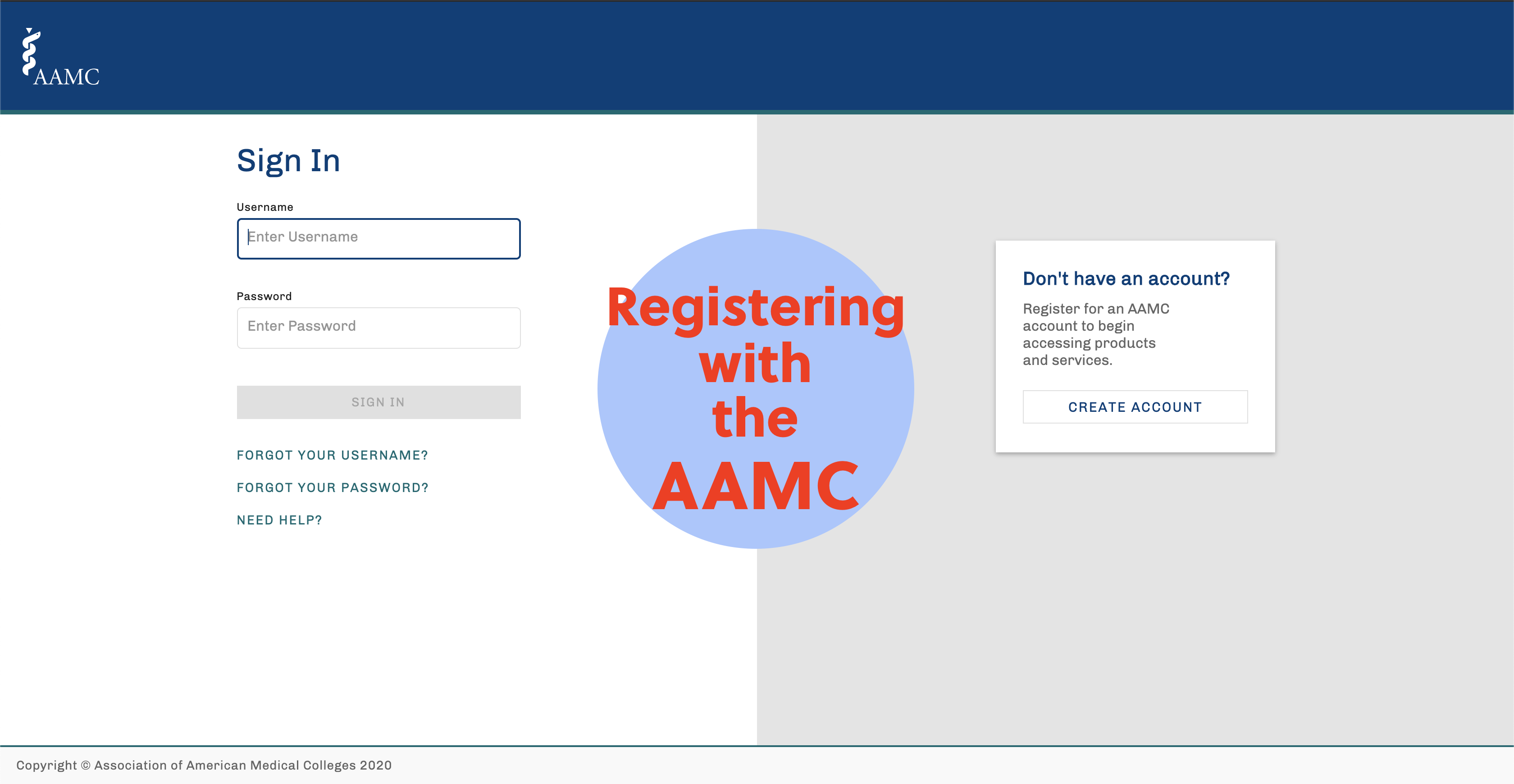How to Create Your AAMC Account MCAT Adventure™
